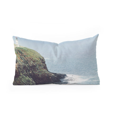 Eye Poetry Photography Kilauea Lighthouse Hawaii Ocean Oblong Throw Pillow