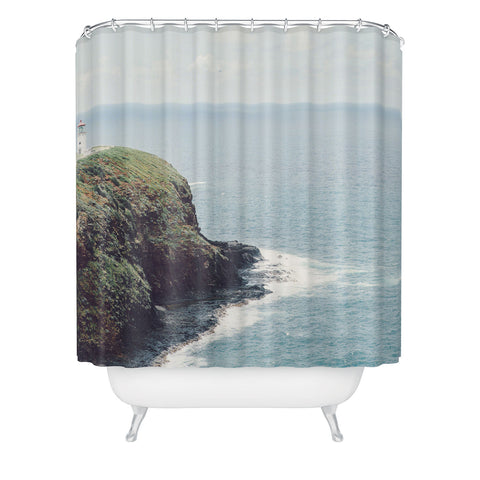 Eye Poetry Photography Kilauea Lighthouse Hawaii Ocean Shower Curtain