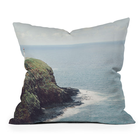 Eye Poetry Photography Kilauea Lighthouse Hawaii Ocean Throw Pillow
