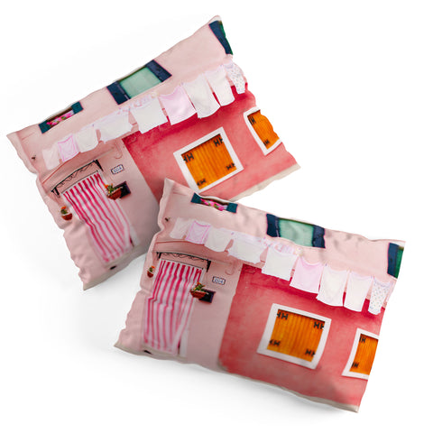 Eye Poetry Photography Laundry Day in Burano Italy Pillow Shams