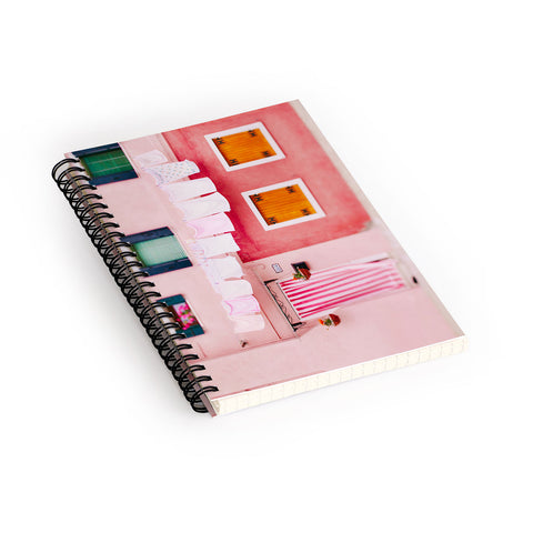 Eye Poetry Photography Laundry Day in Burano Italy Spiral Notebook