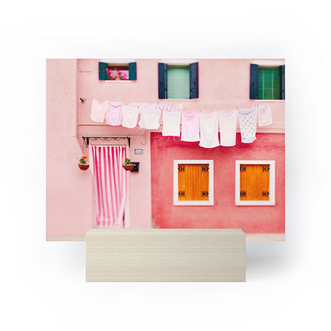 Eye Poetry Photography Laundry Day in Burano Italy Mini Art Print