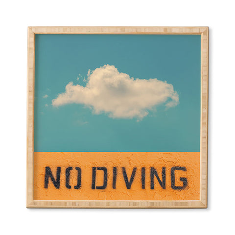 Eye Poetry Photography No Diving Framed Wall Art