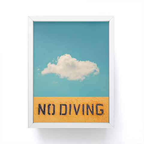 Eye Poetry Photography No Diving Framed Mini Art Print