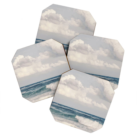 Eye Poetry Photography Ocean Clouds Nature Landscape Coaster Set