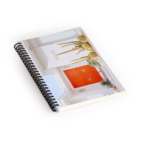 Eye Poetry Photography Orange Door in Palm Springs Spiral Notebook