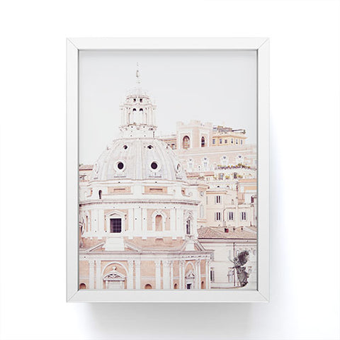 Eye Poetry Photography Pale Rome Framed Mini Art Print