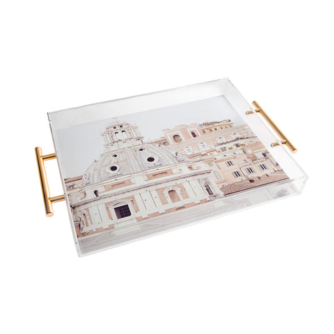 Eye Poetry Photography Pale Rome Acrylic Tray