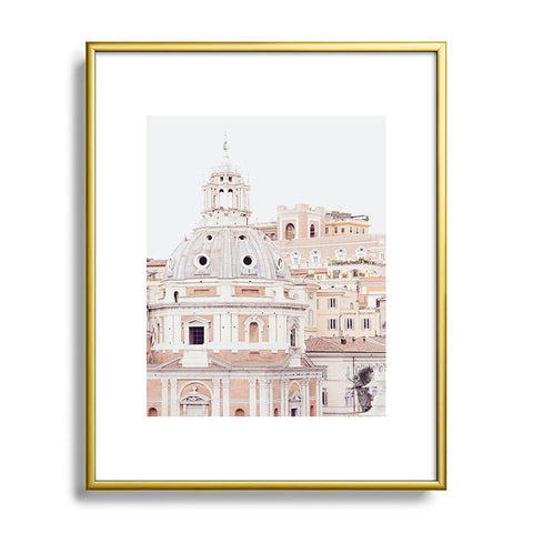Eye Poetry Photography Pale Rome Metal Framed Art Print