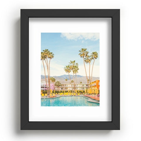 Eye Poetry Photography Poolside in Palm Springs Recessed Framing Rectangle