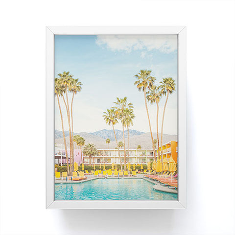 Eye Poetry Photography Poolside in Palm Springs Framed Mini Art Print