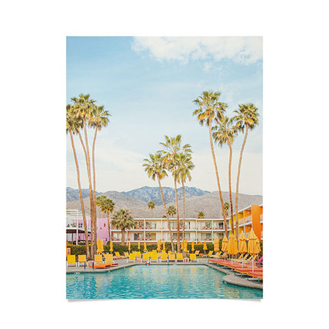 Eye Poetry Photography Poolside in Palm Springs Poster
