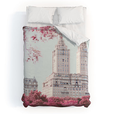 Eye Poetry Photography Surreal Spring New York City Duvet Cover