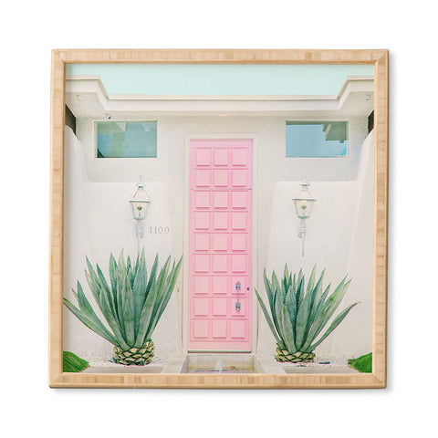 Eye Poetry Photography The Pink Door Palm Springs Framed Wall Art