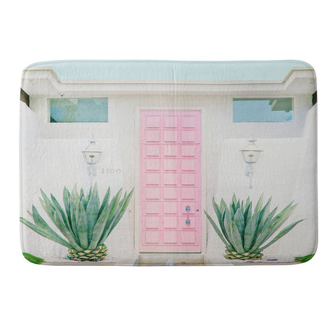 Eye Poetry Photography The Pink Door Palm Springs Memory Foam Bath Mat