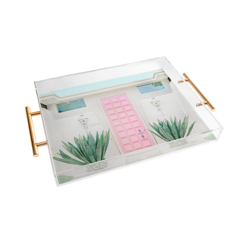 Eye Poetry Photography The Pink Door Palm Springs Acrylic Tray