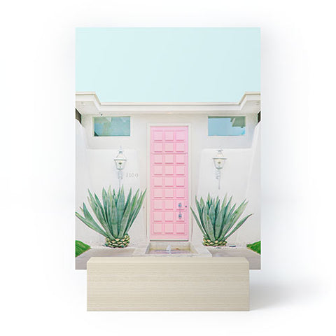 Eye Poetry Photography The Pink Door Palm Springs Mini Art Print