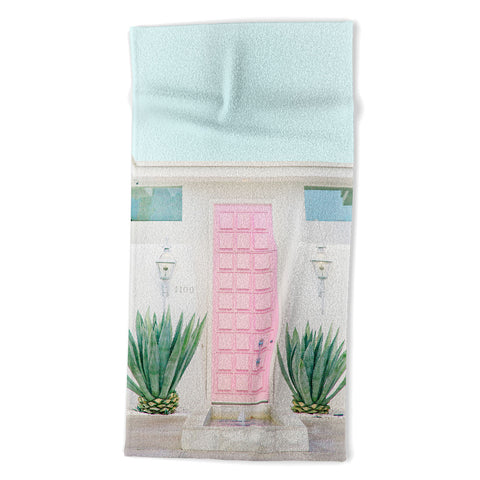 Eye Poetry Photography The Pink Door Palm Springs Beach Towel