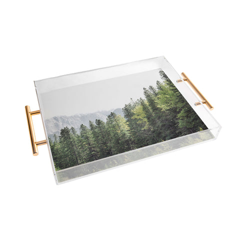 Eye Poetry Photography Treeline Nature and Landscape Acrylic Tray