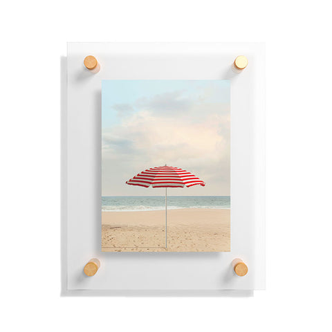 Eye Poetry Photography Umbrella California Beach Floating Acrylic Print