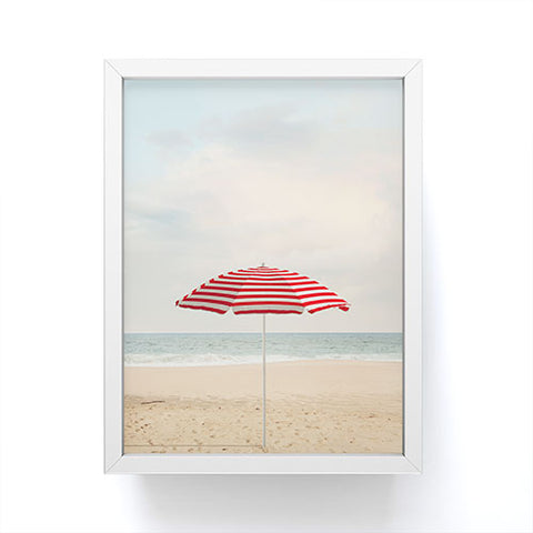 Eye Poetry Photography Umbrella California Beach Framed Mini Art Print