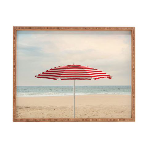 Eye Poetry Photography Umbrella California Beach Rectangular Tray