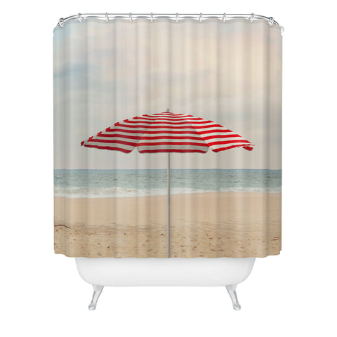 Eye Poetry Photography Umbrella California Beach Shower Curtain