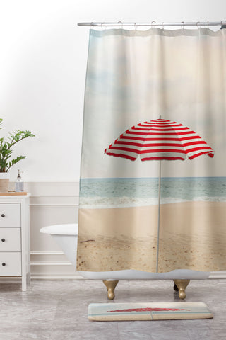Eye Poetry Photography Umbrella California Beach Shower Curtain And Mat