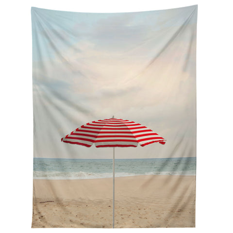 Eye Poetry Photography Umbrella California Beach Tapestry