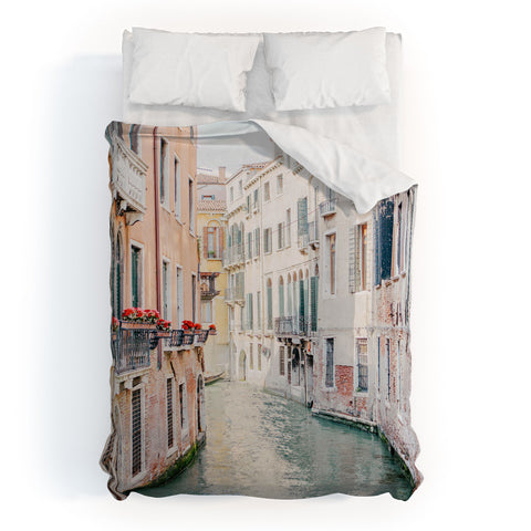 Eye Poetry Photography Venice Morning Italy Duvet Cover