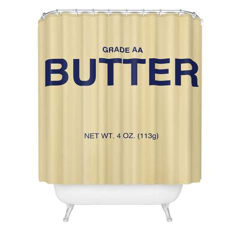 fast foop butter I Shower Curtain