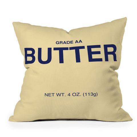 fast foop butter I Outdoor Throw Pillow