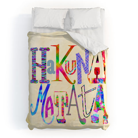 Fimbis Hakuna Matata Duvet Cover