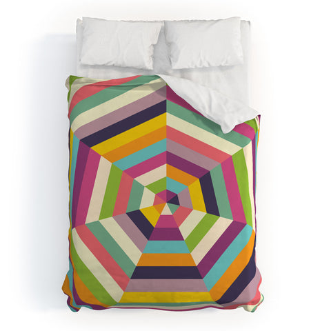 Fimbis Heptagon Quilt Duvet Cover