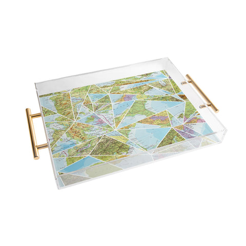 Fimbis Its A Mixed Up World Acrylic Tray