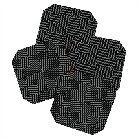 Fimbis Kernoga Black and White 1 Coaster Set