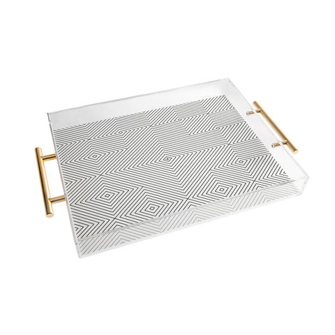 Fimbis Kernoga Black and White 2 Acrylic Tray