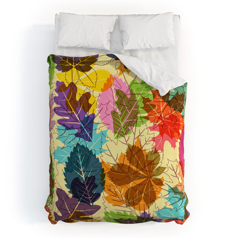 Fimbis Leaves Autumn Duvet Cover