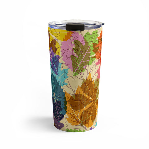 Fimbis Leaves Autumn Travel Mug