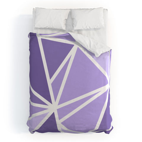 Fimbis Mosaic Purples Duvet Cover
