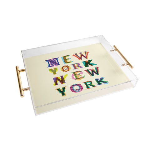 Fimbis New York New York Acrylic Tray