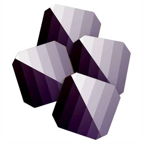 Fimbis Purple Gradient Coaster Set