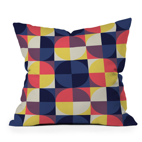 Fimbis Quarters Quilt Outdoor Throw Pillow