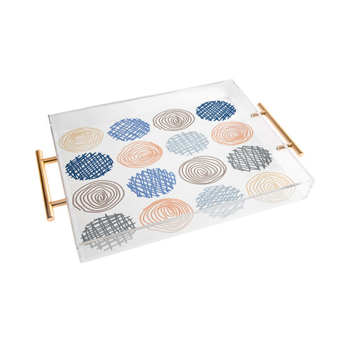 Fimbis Scribble Circles 1 Acrylic Tray