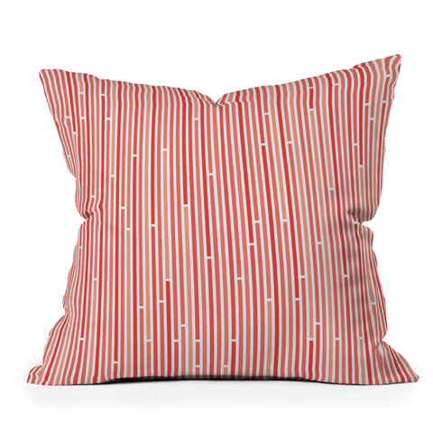 Fimbis Ses Living Coral Outdoor Throw Pillow