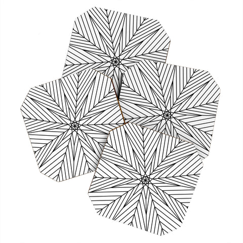 Fimbis Star Power Black and White 2 Coaster Set