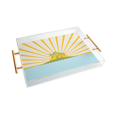 Fimbis Summer Sun Acrylic Tray