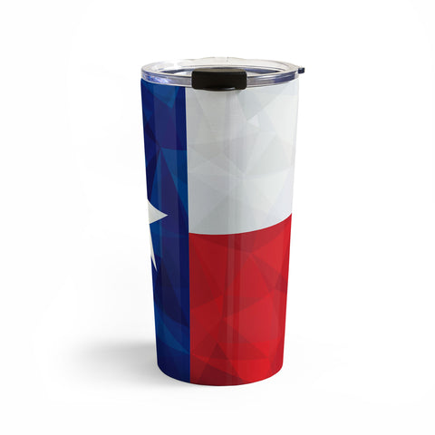 Fimbis Texas Geometric Flag Travel Mug