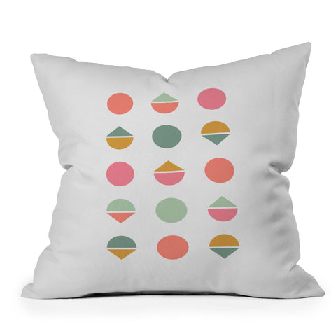 Fimbis Three Five Geometric Outdoor Throw Pillow