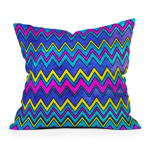 Fimbis Wavy Wavy Outdoor Throw Pillow